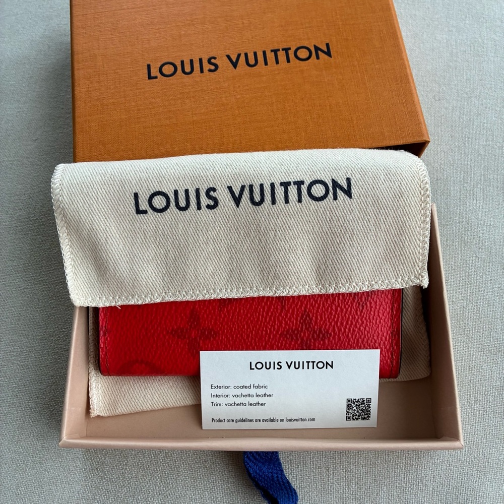 Louis Vuitton Taigarama Neon Monogram Bi fold Wallet card organizer men’s women - Picture 2 of 9